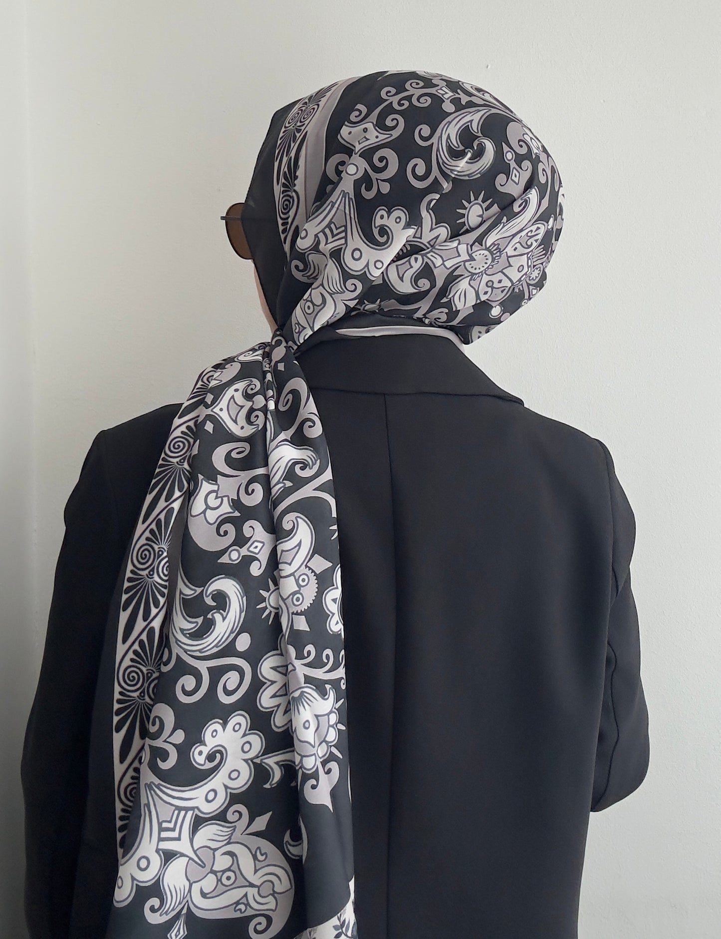 Soft pamuk desenli şal