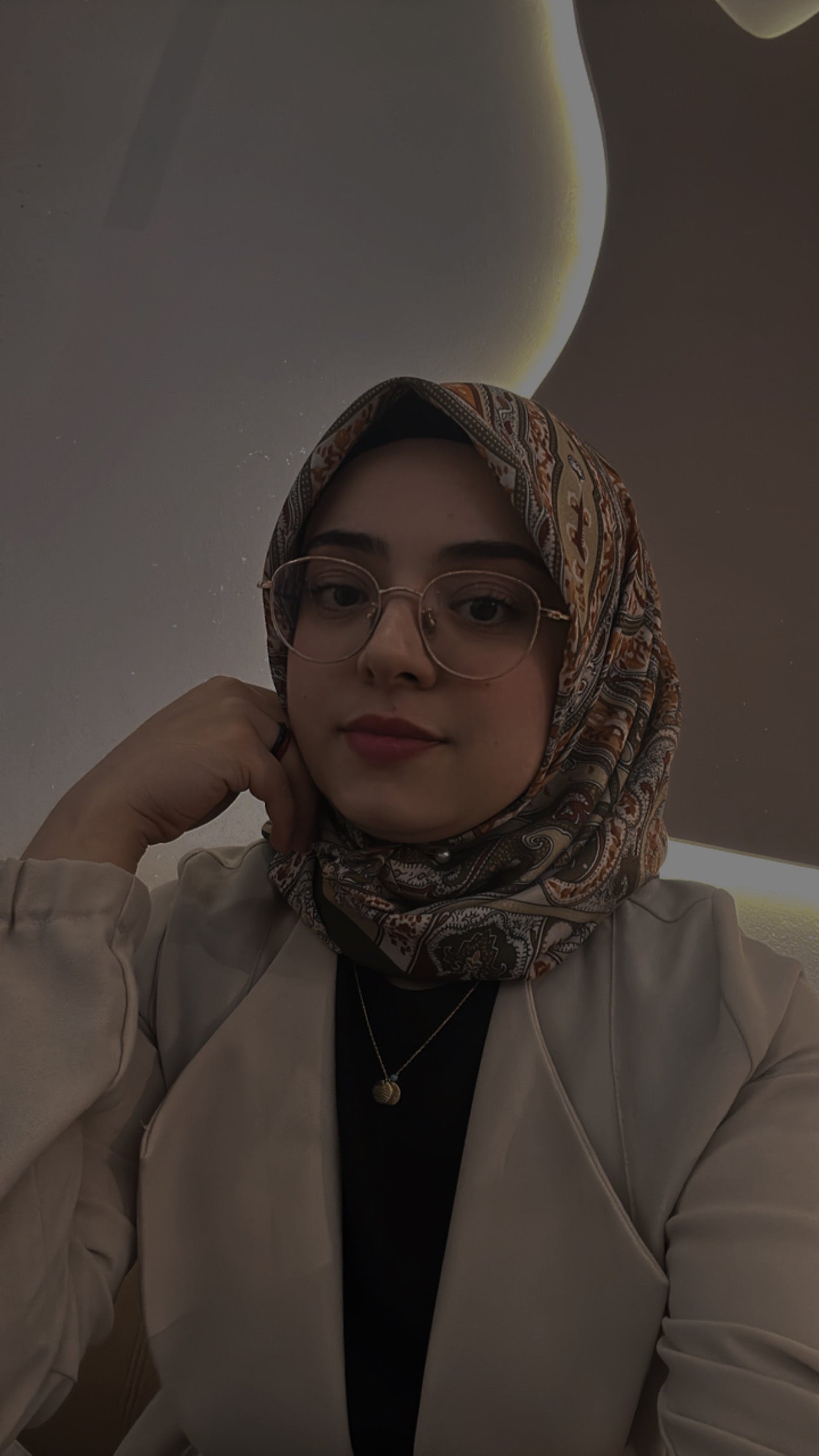 Soft pamuk desenli eşarp