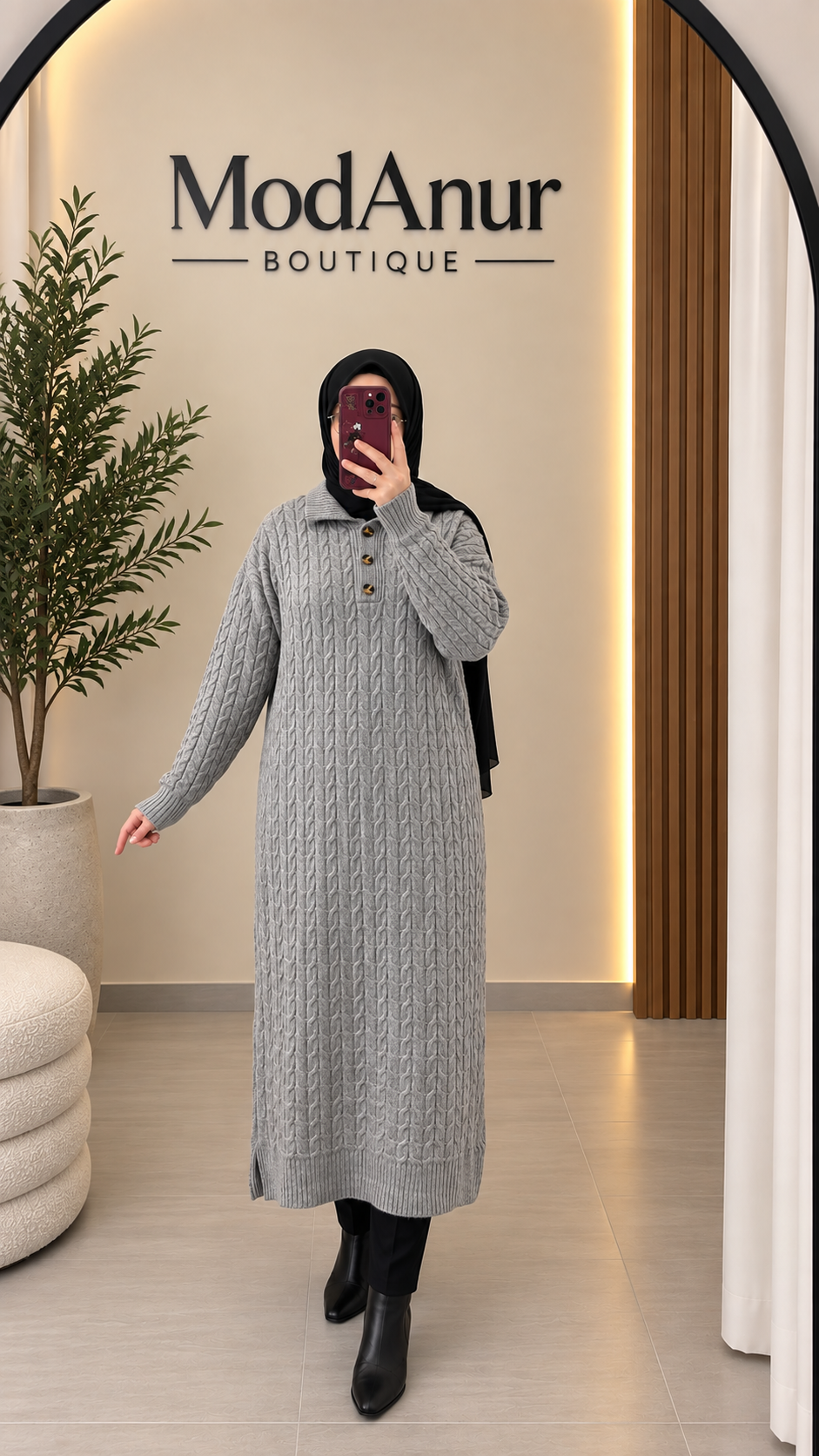 Pullover mit knöpfen