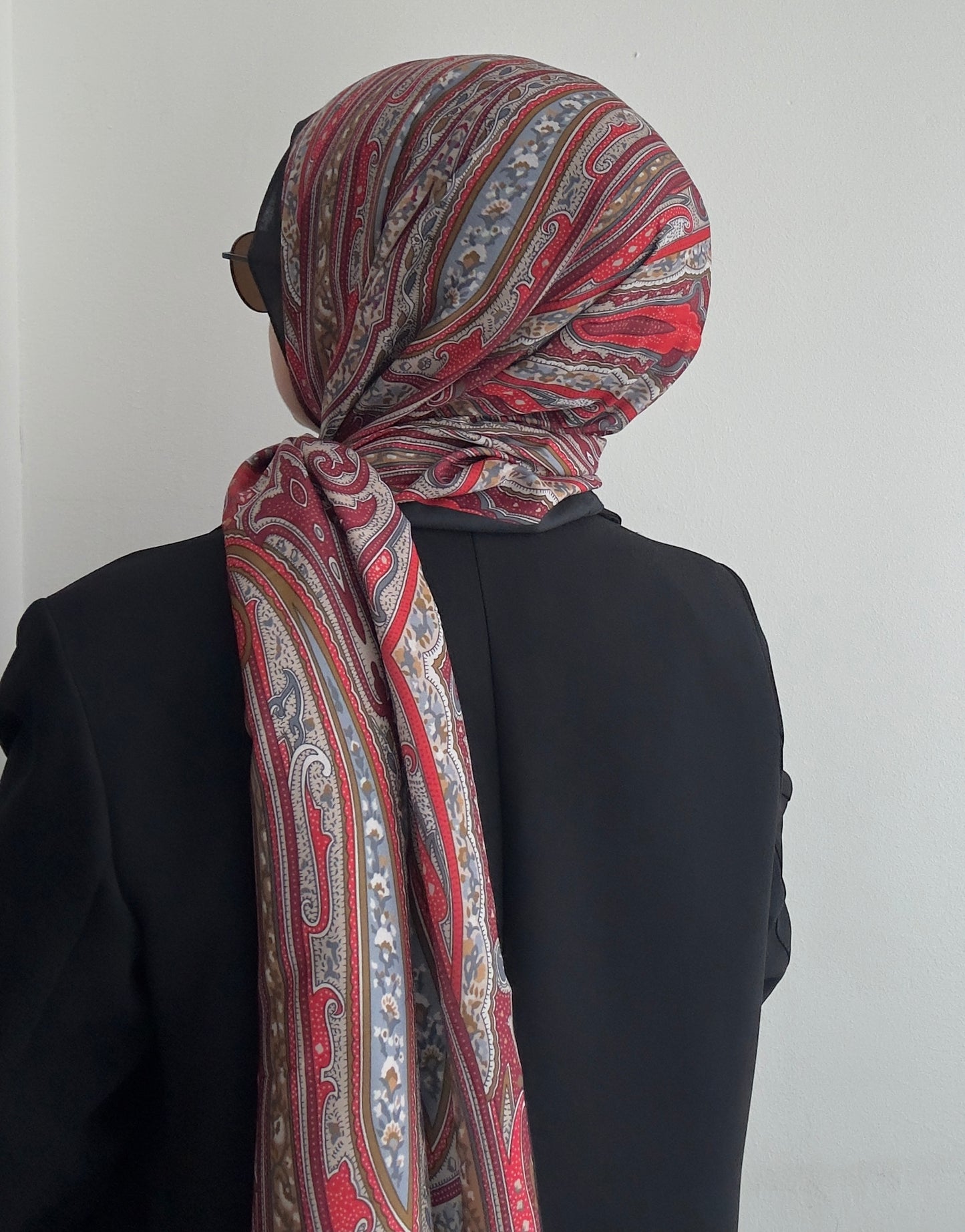 Soft pamuk desenli şal