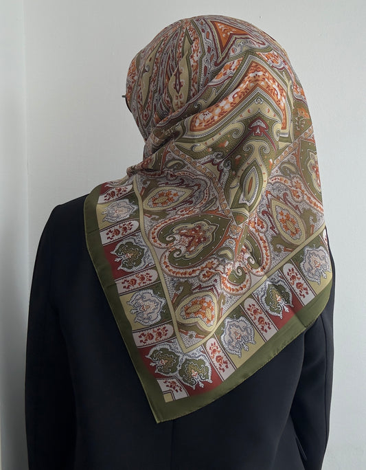 Soft pamuk desenli eşarp