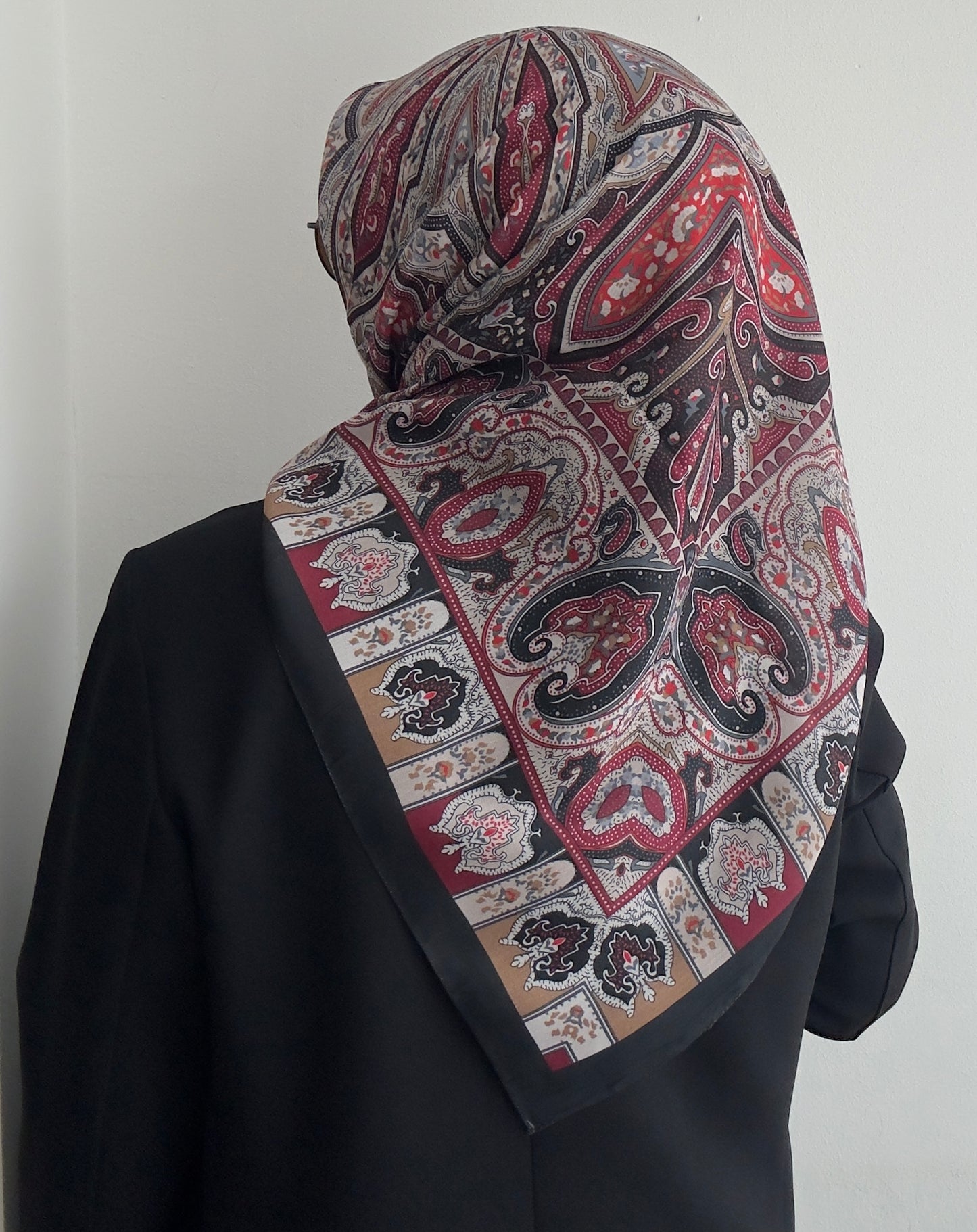 Soft pamuk desenli eşarp