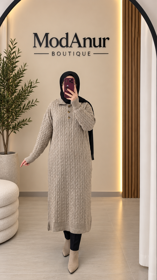 Pullover mit knöpfen